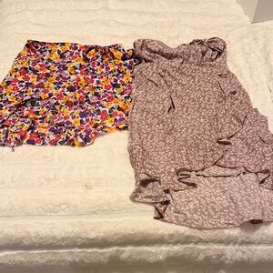 Floral Wrap Skirts